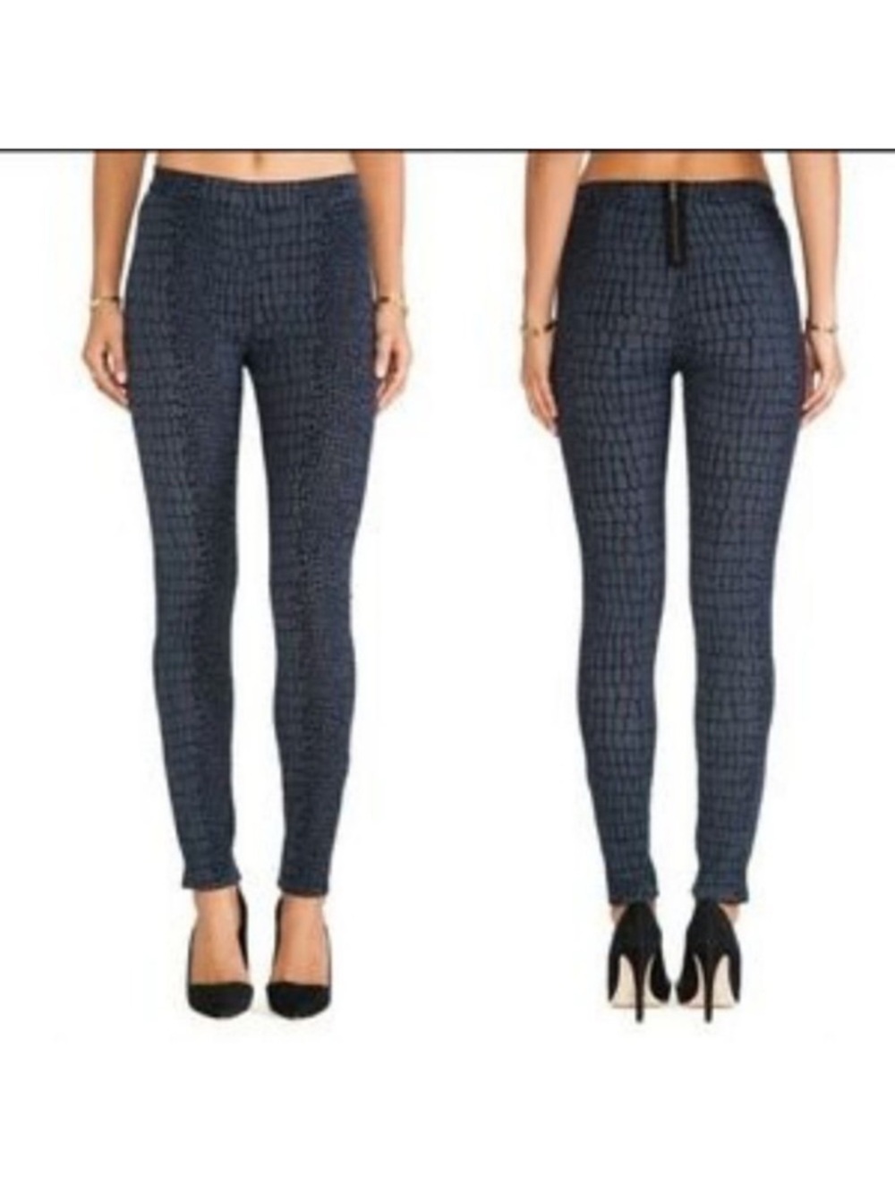 HUDSON Evelyn Snakecharmer Super Skinny High Waist Jeggings 27